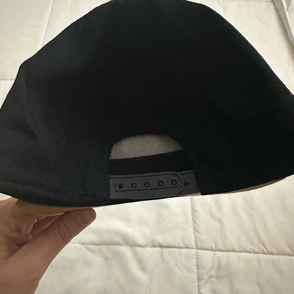 Knuckleheads Two-Tone Kids Snapback Hat in Black and Brown - Picture 2 of 3